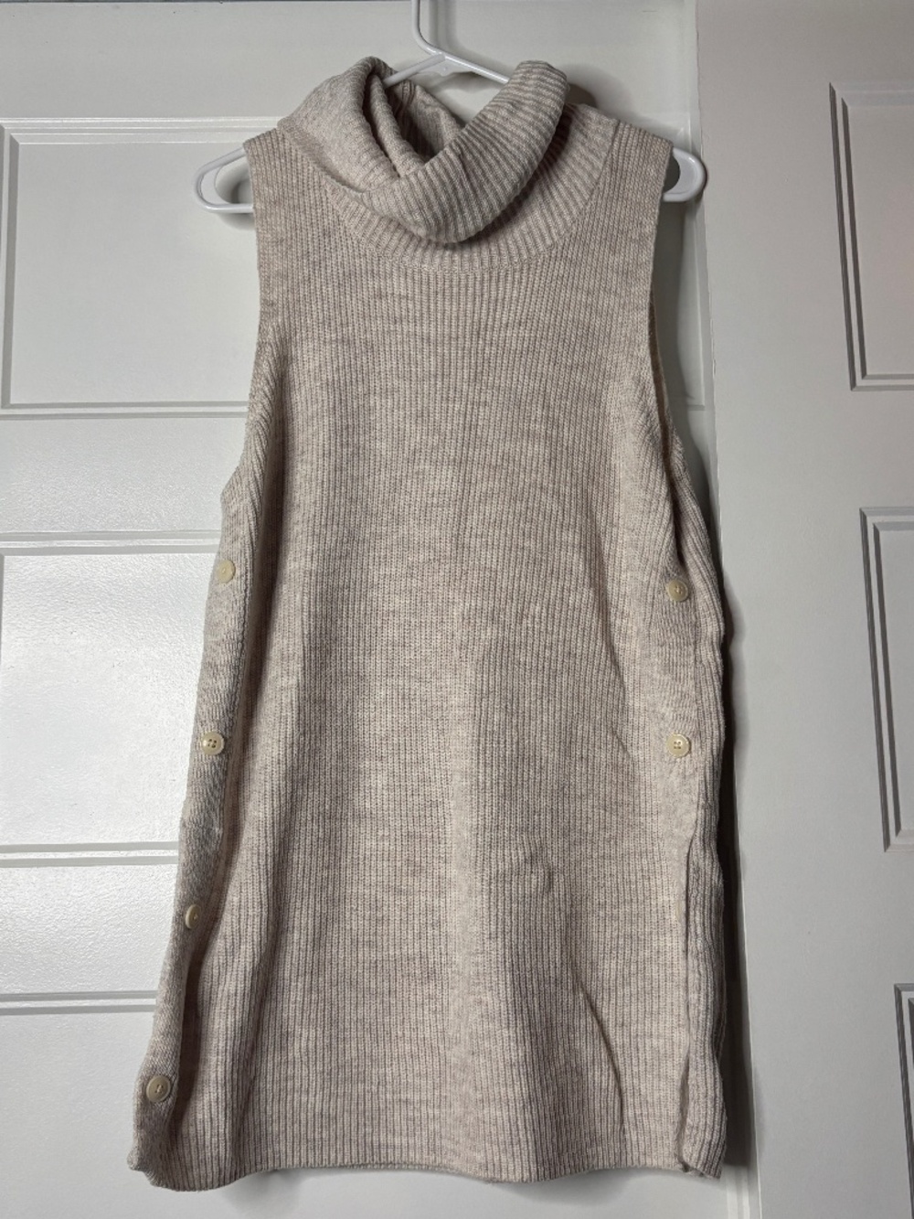 Banana Republic Factory Turtleneck Cotton Sweater Tank